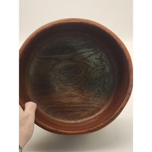 Benjamin & Medwin Inc Wood Salad Replacement Bowl Large Brown Thailand 10x4 - Picture 5 of 6